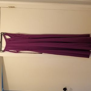 Long purple summer dress